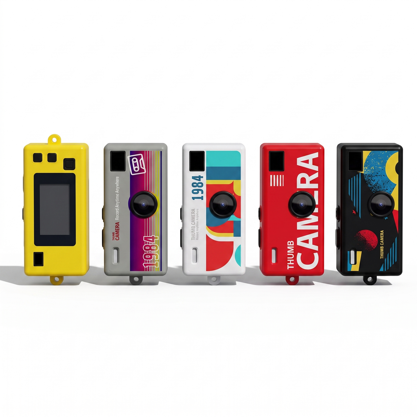 All five colours