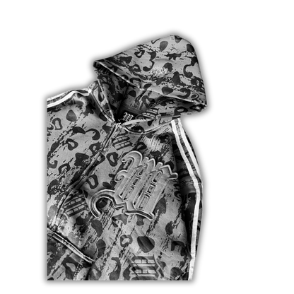 "CEMENT" LEOPARD SWEATSUIT!