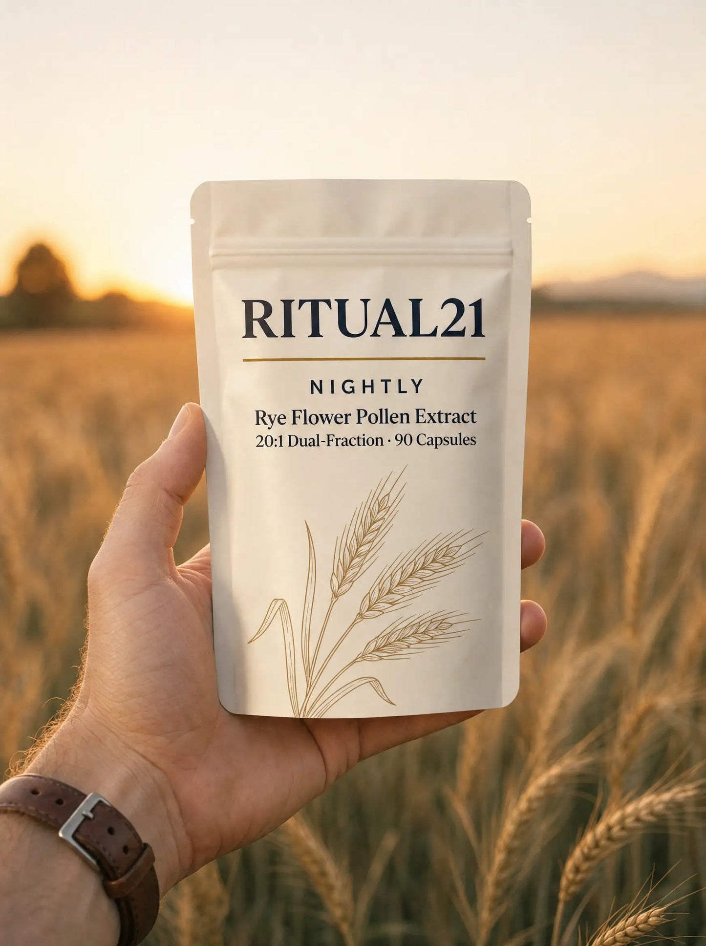 Ritual21 Nightly — Rye Flower Pollen Extract (Graminex G63, 20:1)