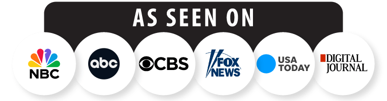 As seen on NBC, ABC, CBS, Fox News, USA Today and Digital Journal